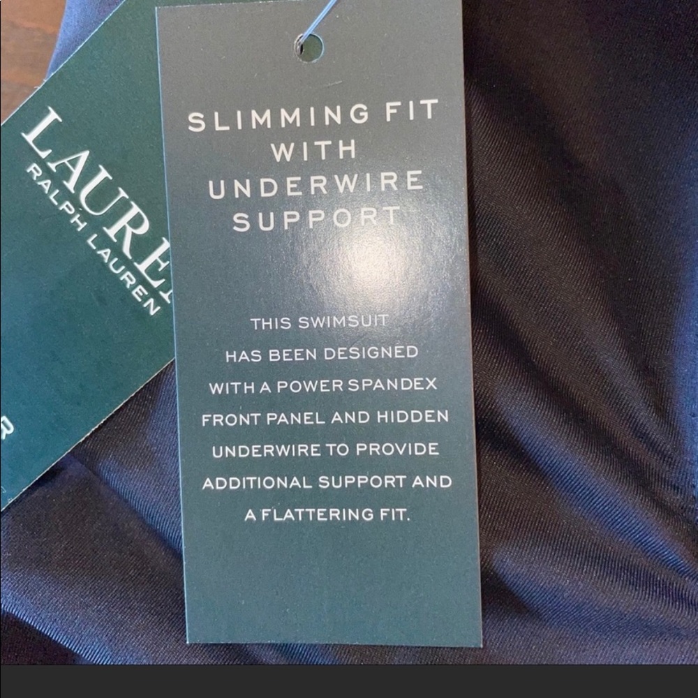 NWT! Ralph Lauren one piece swimsuit with ruffle - Picture 5 of 10